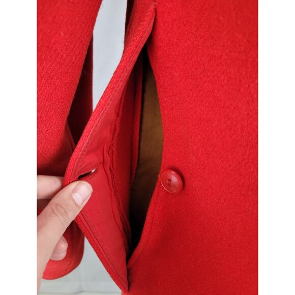 1940-50s Woolrich Red Wool Hunting Jacket Men's Sz 38 (M) - Picture 10 of 13